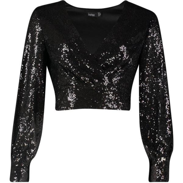 Top Boohoo nero