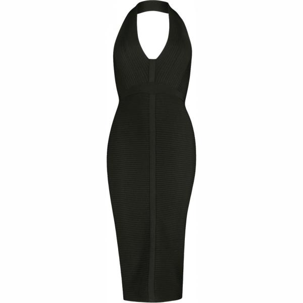 vestiti midi/longuette Boohoo nero