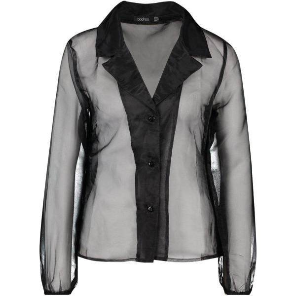 camicia Boohoo nero