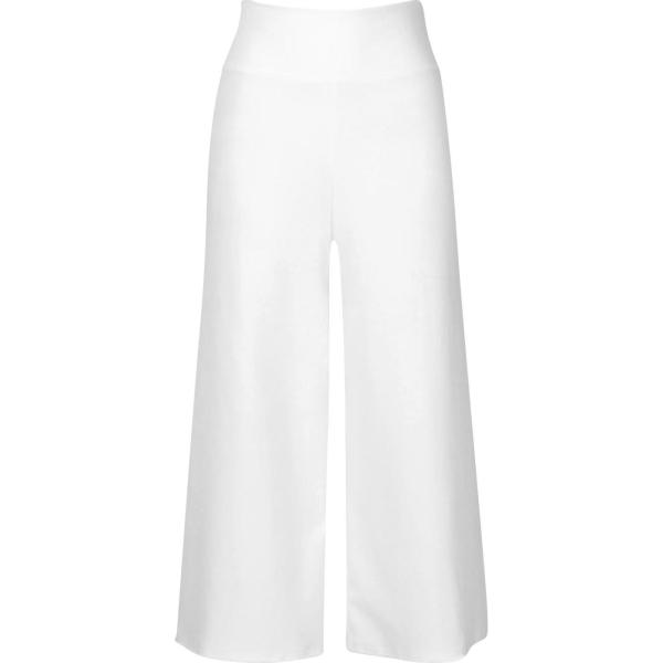 pantalone culotte Boohoo bianco