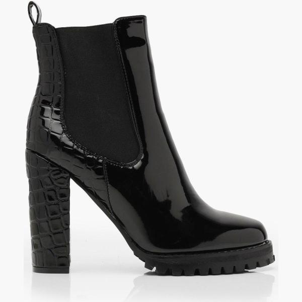 stivaletti Boohoo nero