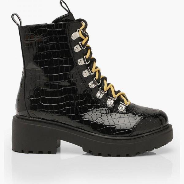 stivaletti Boohoo nero