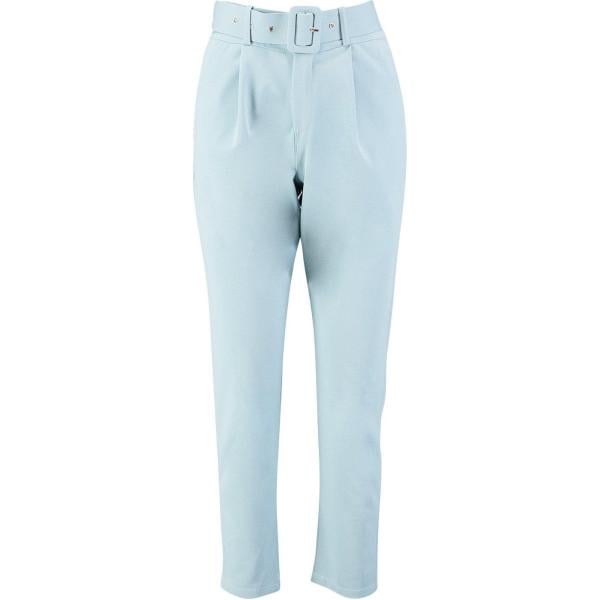 pantaloni Boohoo blu