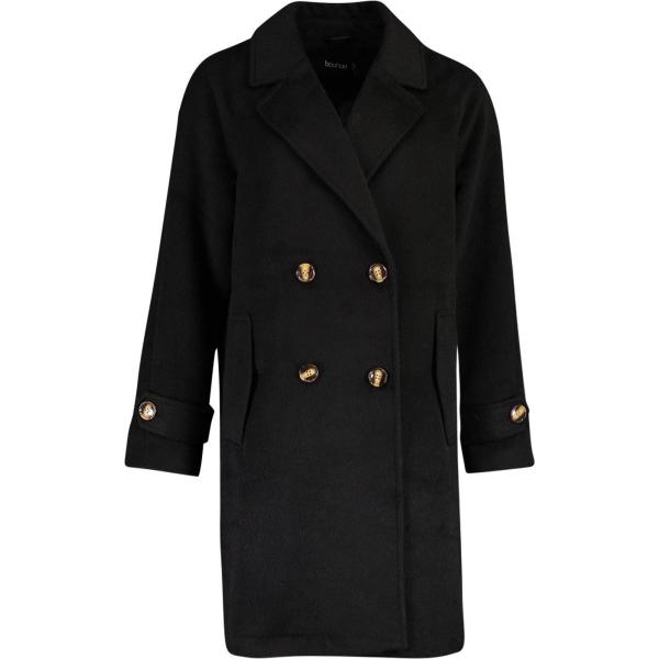 cappotto Boohoo nero