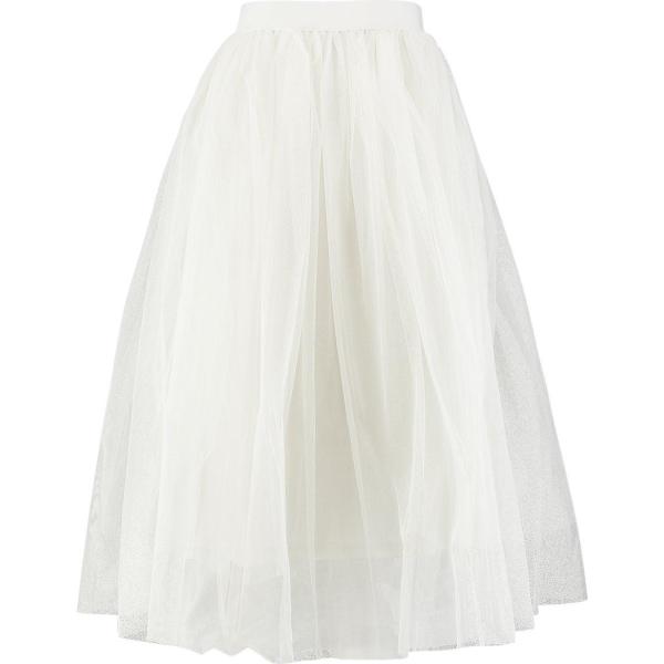gonne longuette Boohoo bianco