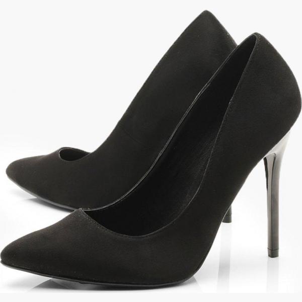 scarpa col tacco Boohoo nero