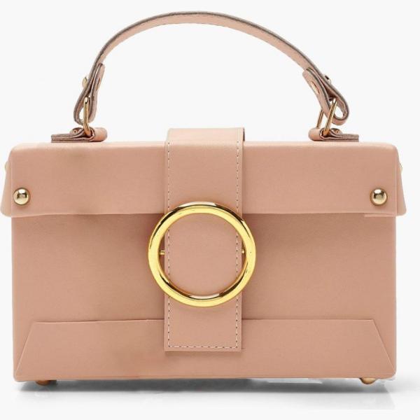 Borsa a tracolla Boohoo marrone