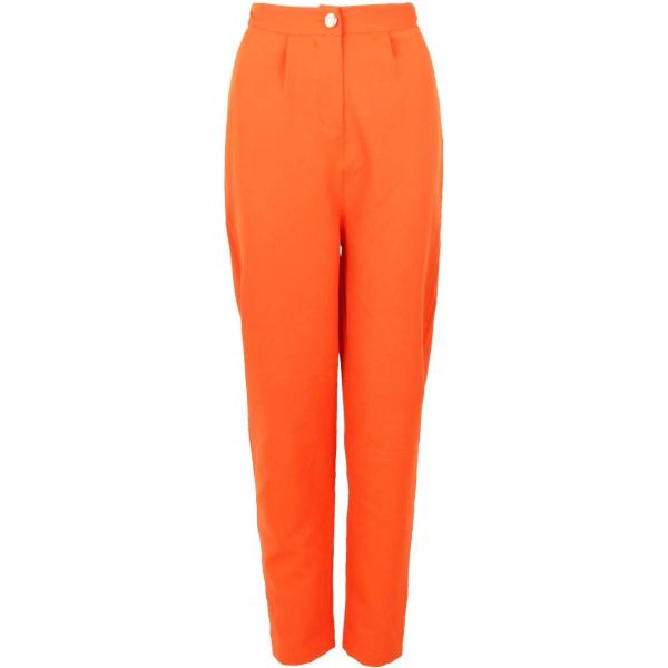 pantaloni Boohoo arancione