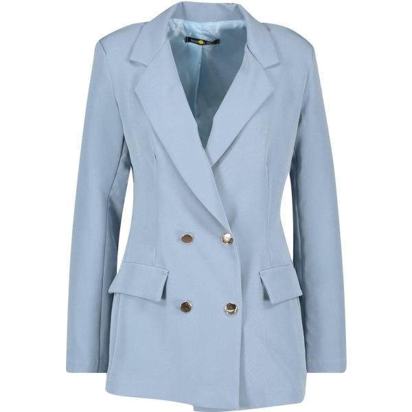 blazer Boohoo blu military