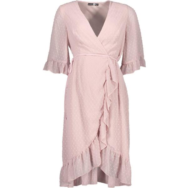 vestito longuette/midi Boohoo rosa