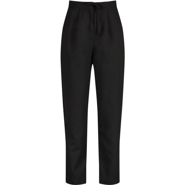 pantaloni a palazzo Boohoo nero