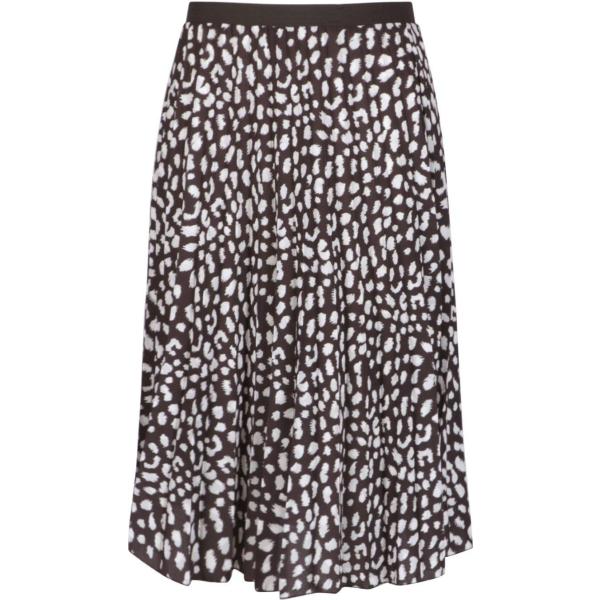 gonne longuette Boohoo nero animalier