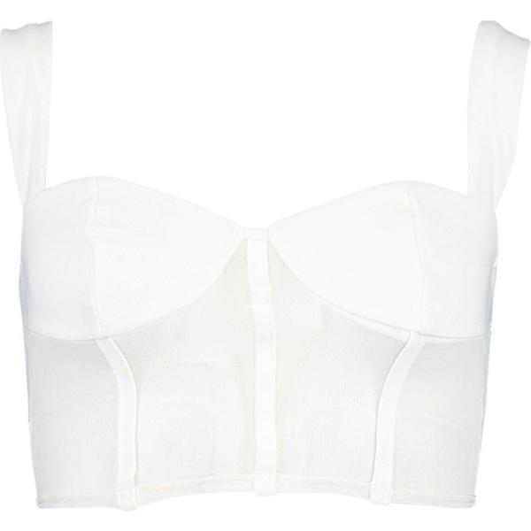 top Boohoo bianco