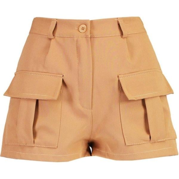 pantaloni corti Boohoo rosso