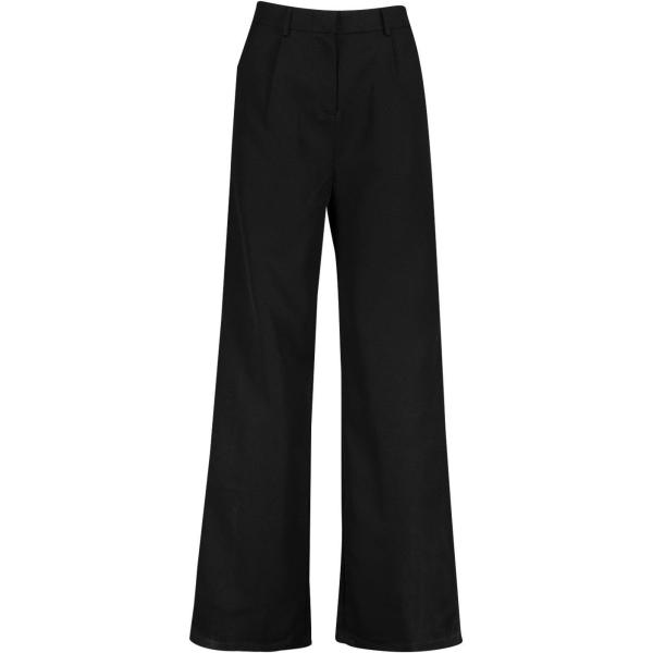 pantaloni a palazzo Boohoo nero