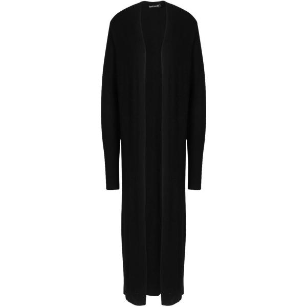 Cardigan petite maxi nero Boohoo nero