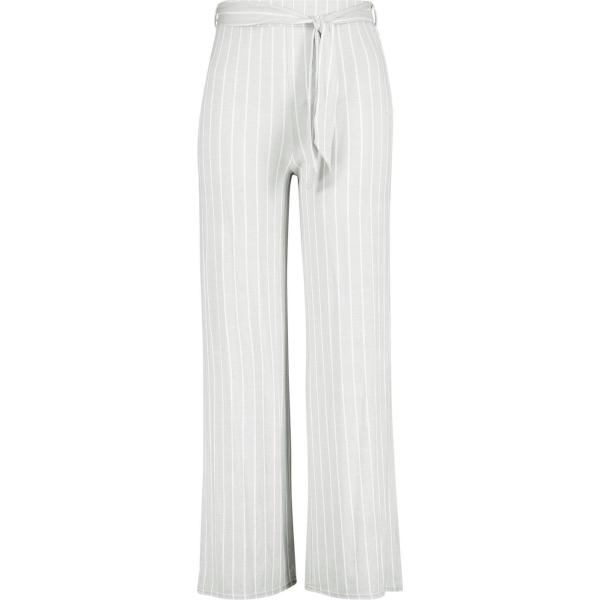 Pantalone Boohoo grigio a righe