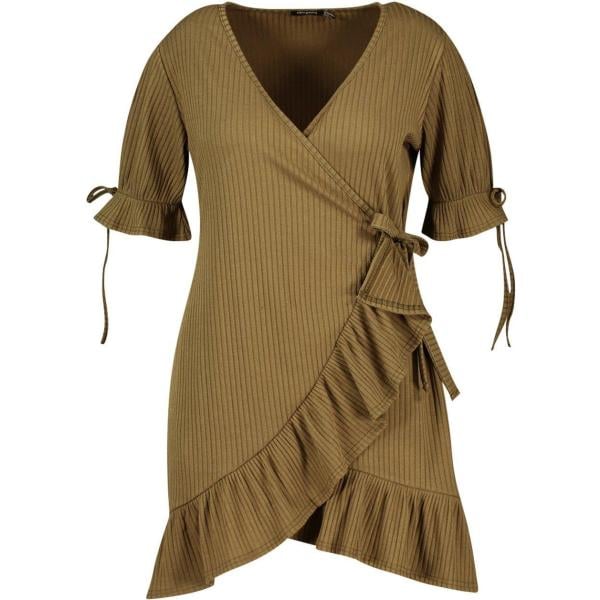 vestito Boohoo verde