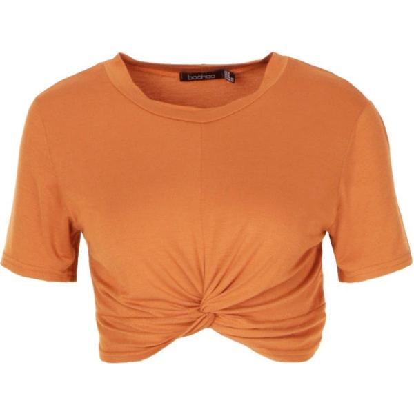 t-shirt Boohoo marrone