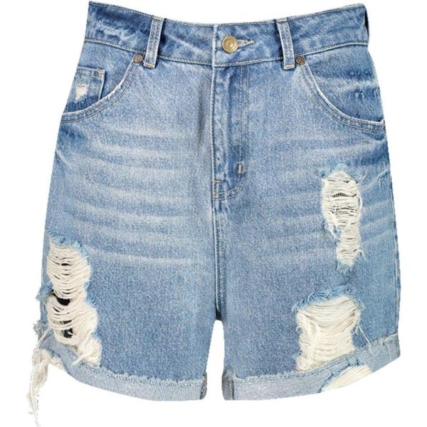 pantaloni corti Boohoo blu