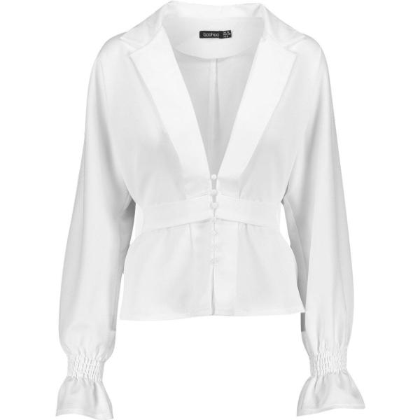 bluse Boohoo bianco