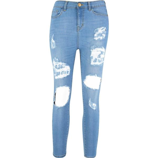 jeans skinny Boohoo blu