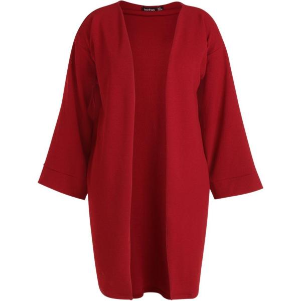 impermeabile Boohoo rosso