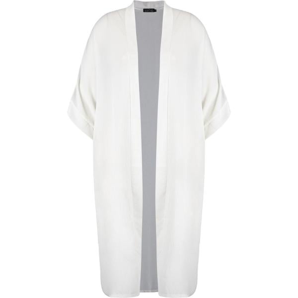 cardigan Boohoo bianco