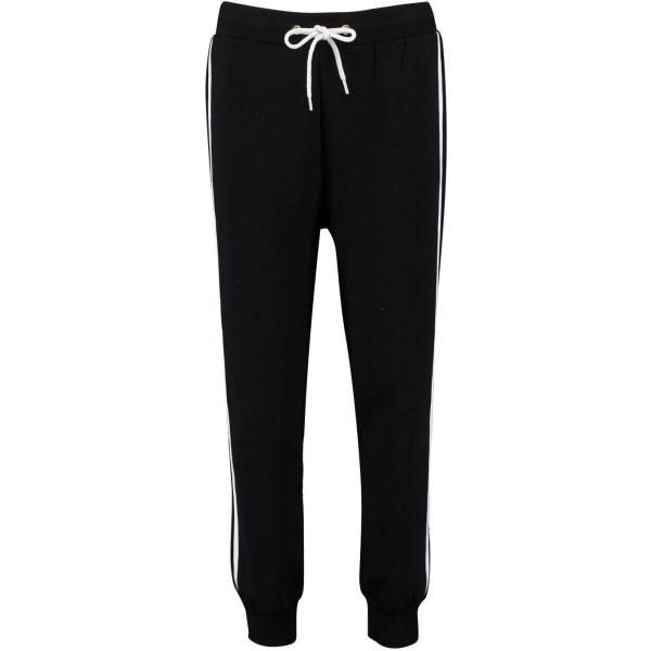 pantaloni Boohoo nero a righe