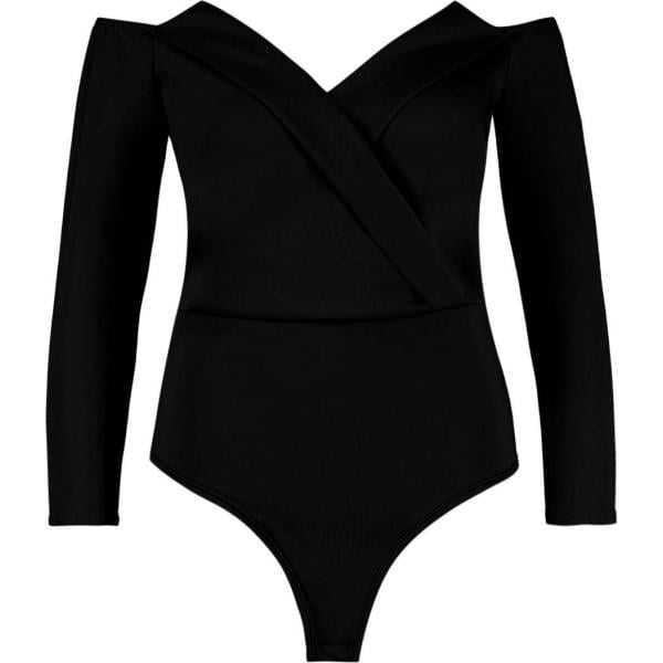 Body a portafoglio con scollo Boohoo