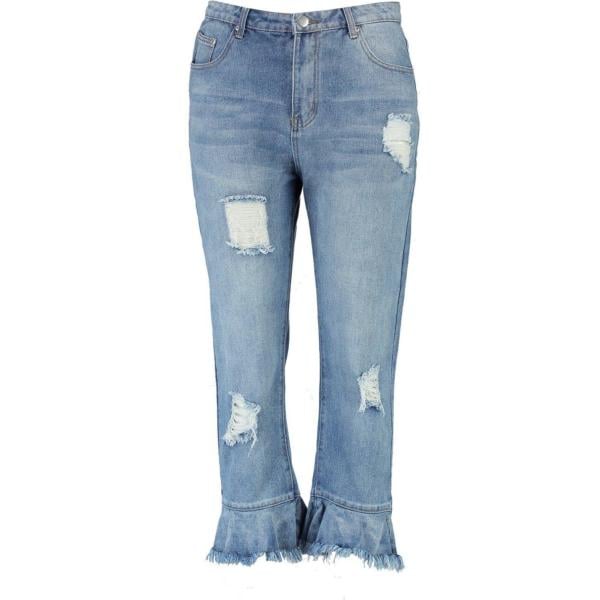 Top intero effetto increspato 95% cotone Boohoo