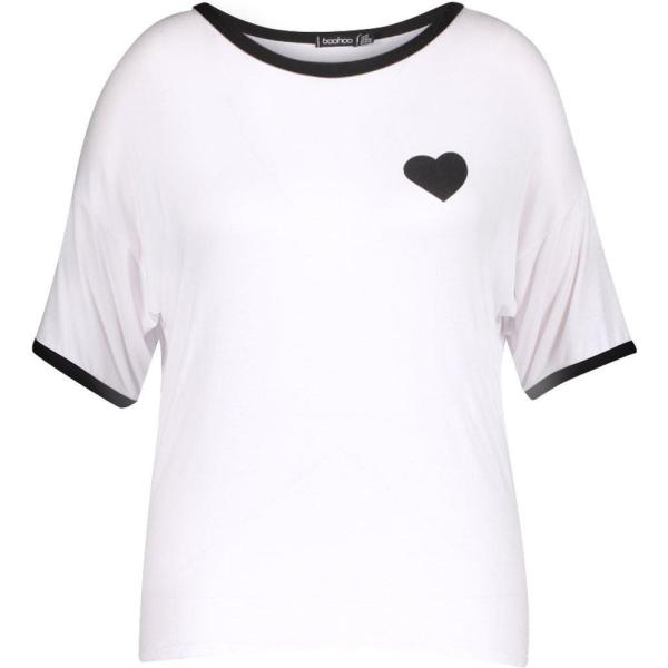 t-shirt Boohoo bianco