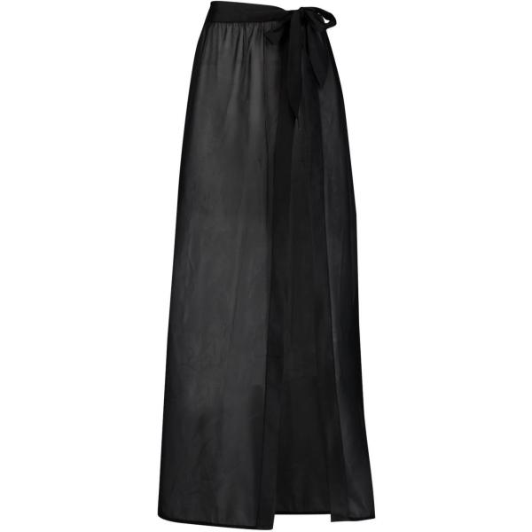 Bikini contrasto vita bassa con fasce in raso Boohoo
