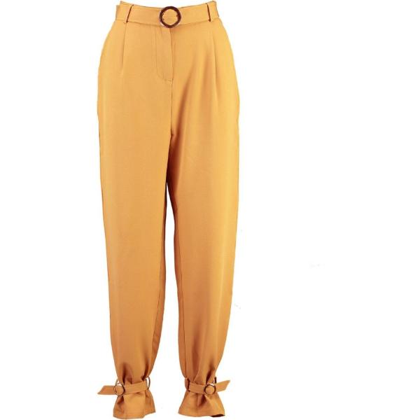 pantaloni Boohoo marrone