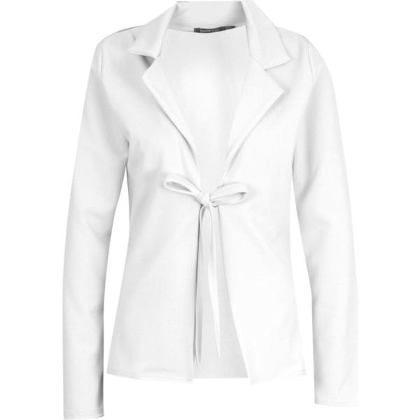 blazer Boohoo bianco