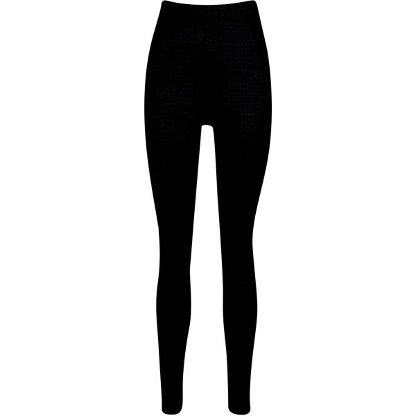 leggings Boohoo nero serpente