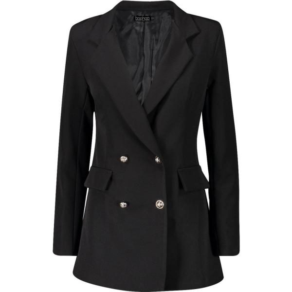 blazer Boohoo nero