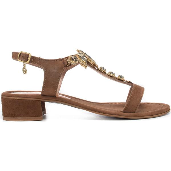 sandali col tacco Gardini Spirit marrone