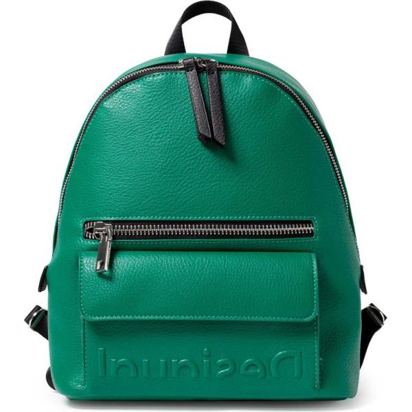 zaini Desigual verde con stampe