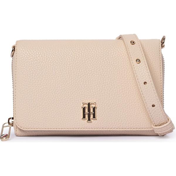 borse a tracolla Tommy Hilfiger marrone