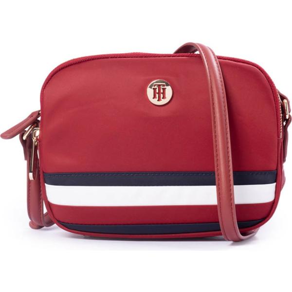 borse a tracolla Tommy Hilfiger rosso