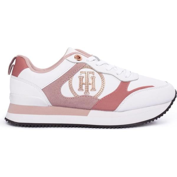 sneakers Tommy Hilfiger bianco con stampe