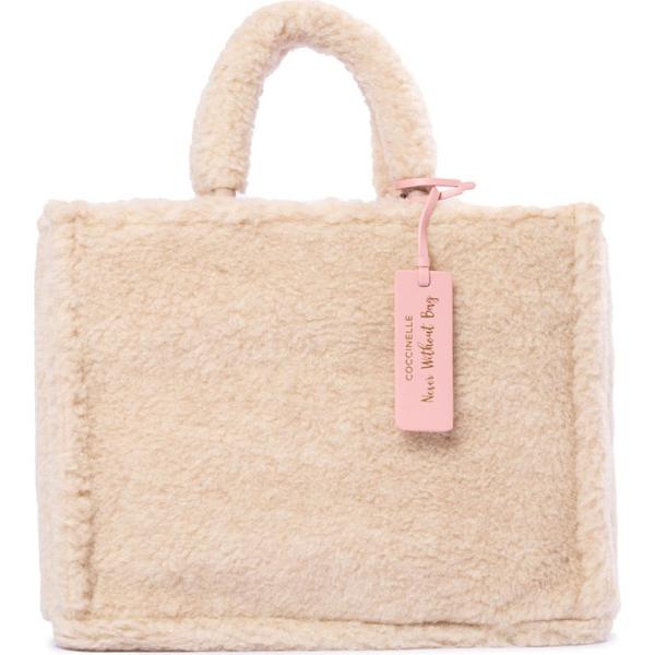 shopping bag Coccinelle bianco