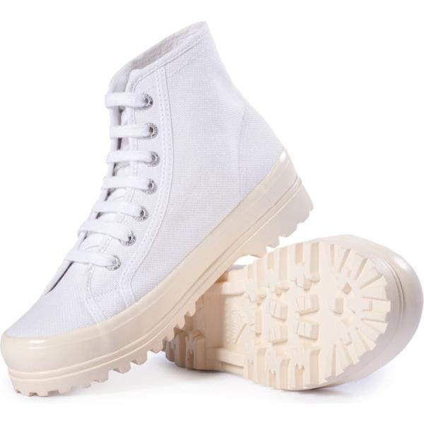 sneakers alte Superga bianco