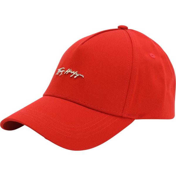 cappelli con visiera Tommy Hilfiger rosso