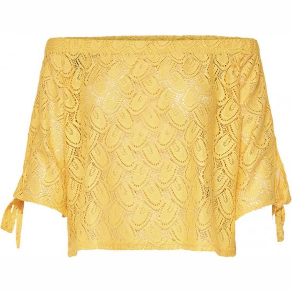 Top loose fit con pizzo a maniche 3/4 Only