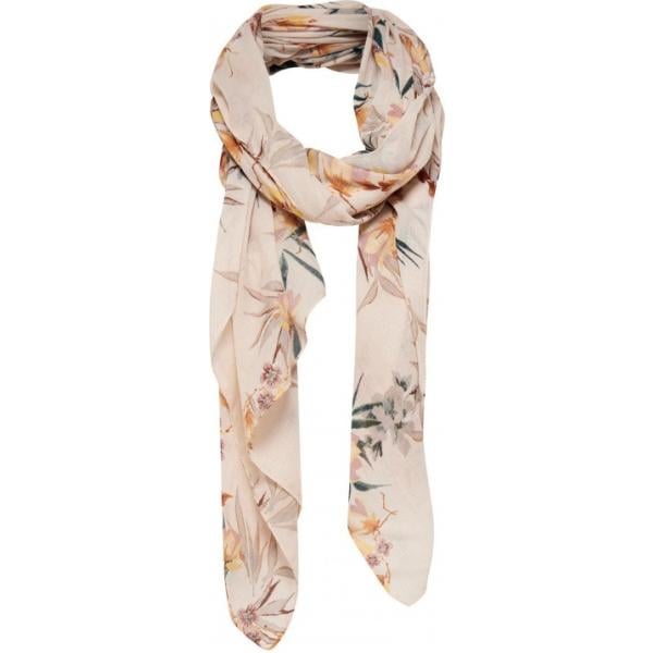 Sciarpa con stampa beige Only