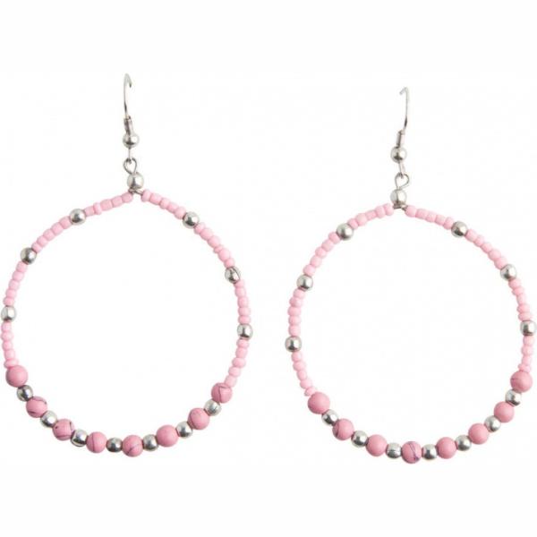 Orecchini rosa Pieces