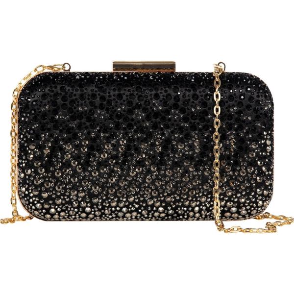 clutch Rinascimento nero tinta unita