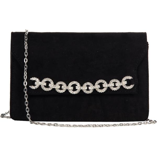 pochette Rinascimento nero tinta unita